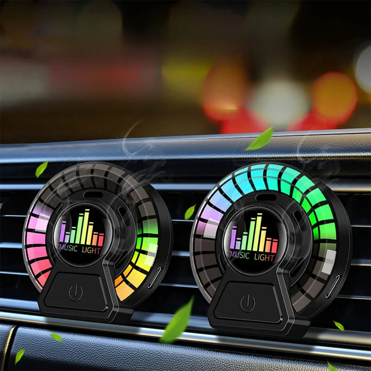 Car Air Freshener Refill with Atmosphere Light Music Rhythm Light Voice Control Pickup Light Air Outlet Perfume Car Accessories
Car Air Freshener Refill with Atmosphere Light Music Rhythm Light Voice Control Pickup Light Air Outlet Perfume Car Accessories