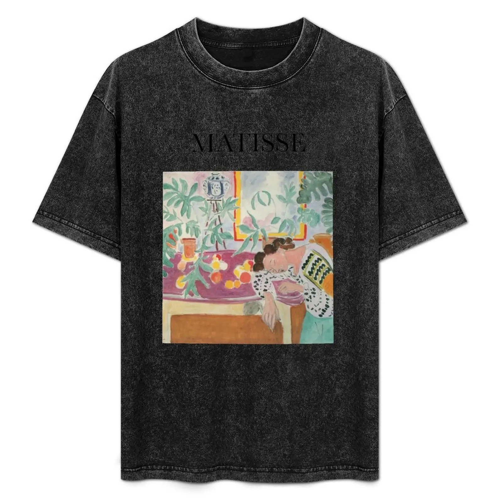 Matisse - Still Life with Sleeping Woman T-Shirt Everyday Wear Basic Short Sleeve Top
Matisse - Still Life with Sleeping Woman T-Shirt Everyday Wear Basic Short Sleeve Top