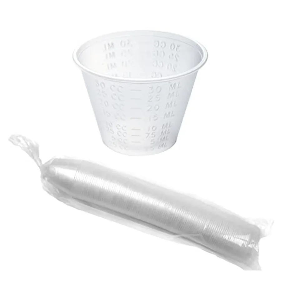 4258 Medicine Cup, 1 oz., Easy-to-Read CC and ML Graduation, Pack of 100
4258 Medicine Cup, 1 oz., Easy-to-Read CC and ML Graduation, Pack of 100