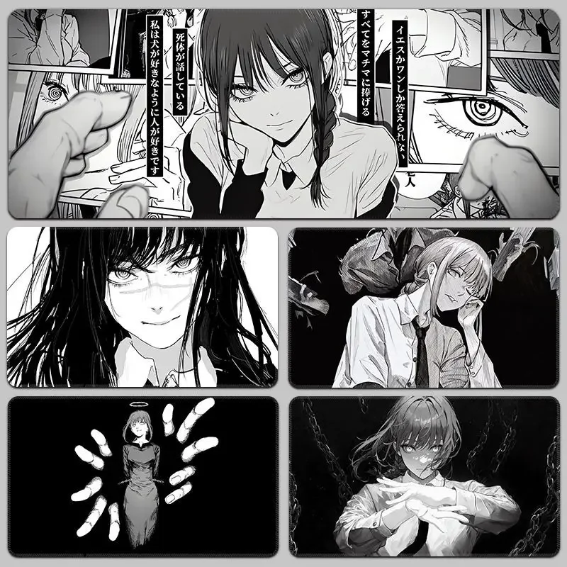 Chainsaw Man Large Size Non-slip Rubber Mouse pad Makima Computer Gaming accessories Keyboard Desktop Decoration Mat for Offices
Chainsaw Man Large Size Non-slip Rubber Mouse pad Makima Computer Gaming accessories Keyboard Desktop Decoration Mat for Offices