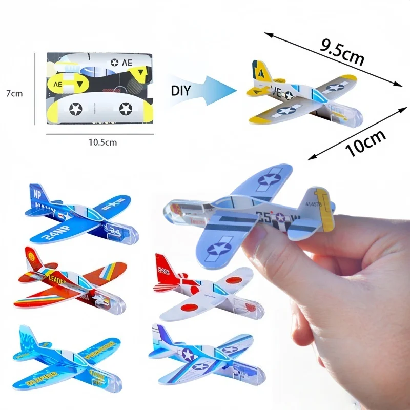 10 шт. мини DIY пенопластовый самолет-планер самолеты ручной бросок летающая игра детские вечерние сувениры уличный запуск истребитель игрушка для детей
10 шт. мини DIY пенопластовый самолет-планер самолеты ручной бросок летающая игра детские вечерние сувениры уличный запуск истребитель игрушка для детей