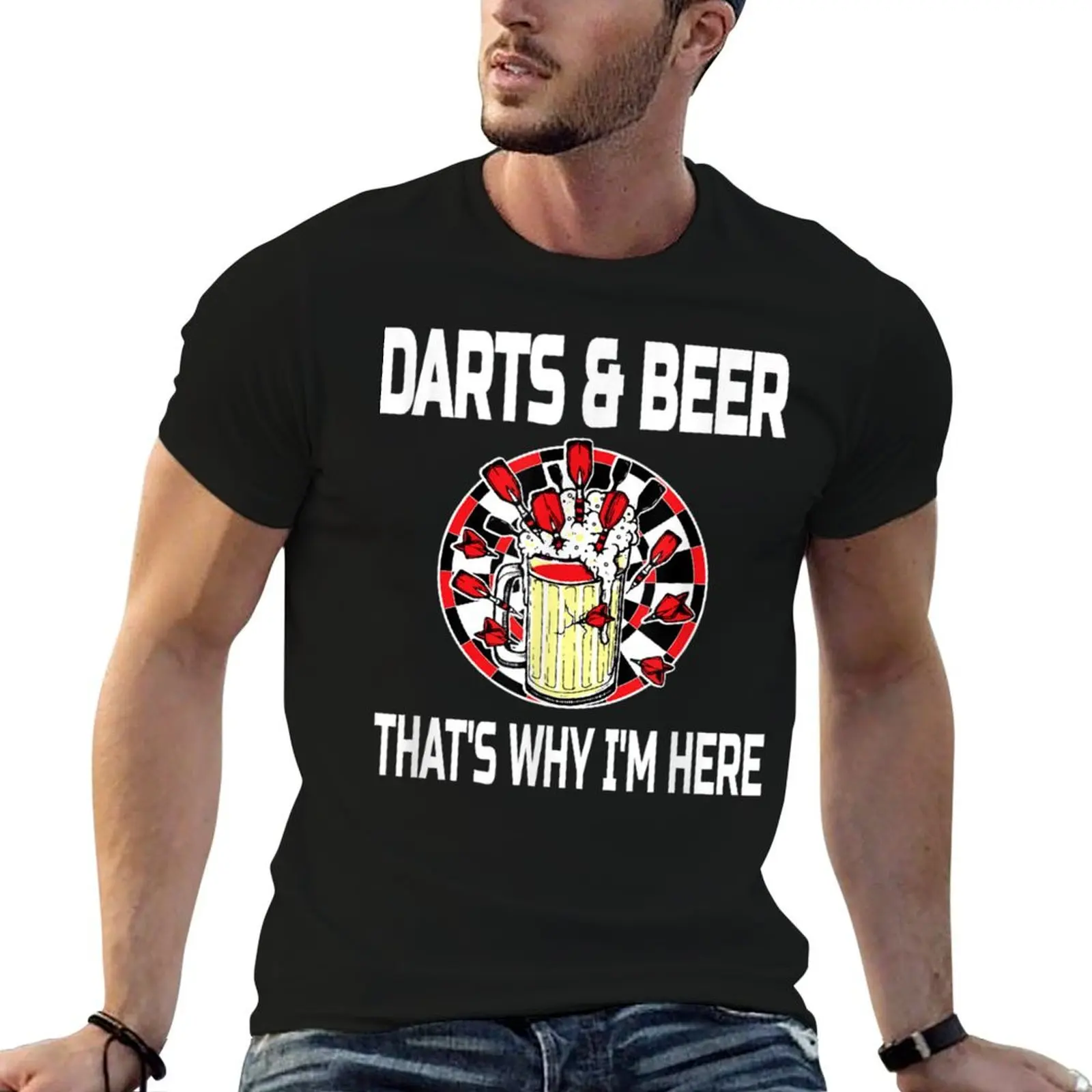Darts And Beer That's Why I'm Here T-Shirt t shirt man designer g man t shirts for men t shirts for man graphic funny T-shirt
Darts And Beer That's Why I'm Here T-Shirt t shirt man designer g man t shirts for men t shirts for man graphic funny T-shirt