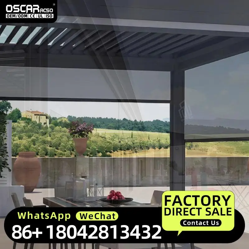 Outdoor Vertical Roller Blind Electric Windproof Light Shading Transmitting for Patio Balcony Garden Rolling Blind
Outdoor Vertical Roller Blind Electric Windproof Light Shading Transmitting for Patio Balcony Garden Rolling Blind