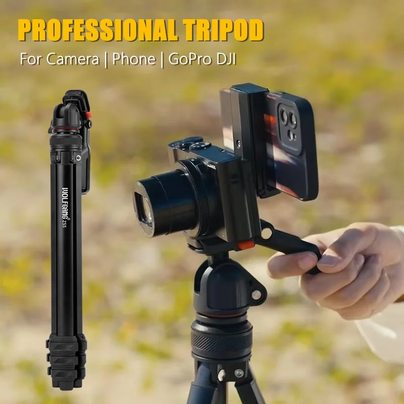 59.84in/152cm Travel Video Tripod with 360°Rotatable Ball Head Max Load 3KG for DSLR Camera Mobile Phone GoPro Action Camera
59.84in/152cm Travel Video Tripod with 360°Rotatable Ball Head Max Load 3KG for DSLR Camera Mobile Phone GoPro Action Camera