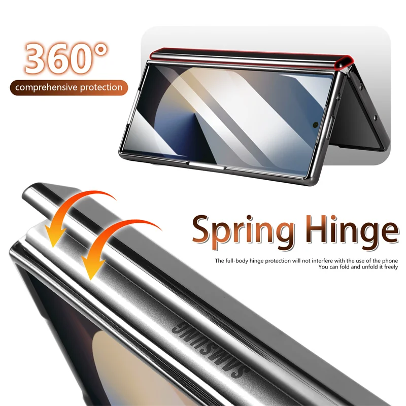 For Samsung Galaxy Z Fold 7 6 5 4 Magnetic Leather Hinge Phone Case Screen Protect Film Wallet Cards Holder For Magsafe Cover
For Samsung Galaxy Z Fold 7 6 5 4 Magnetic Leather Hinge Phone Case Screen Protect Film Wallet Cards Holder For Magsafe Cover