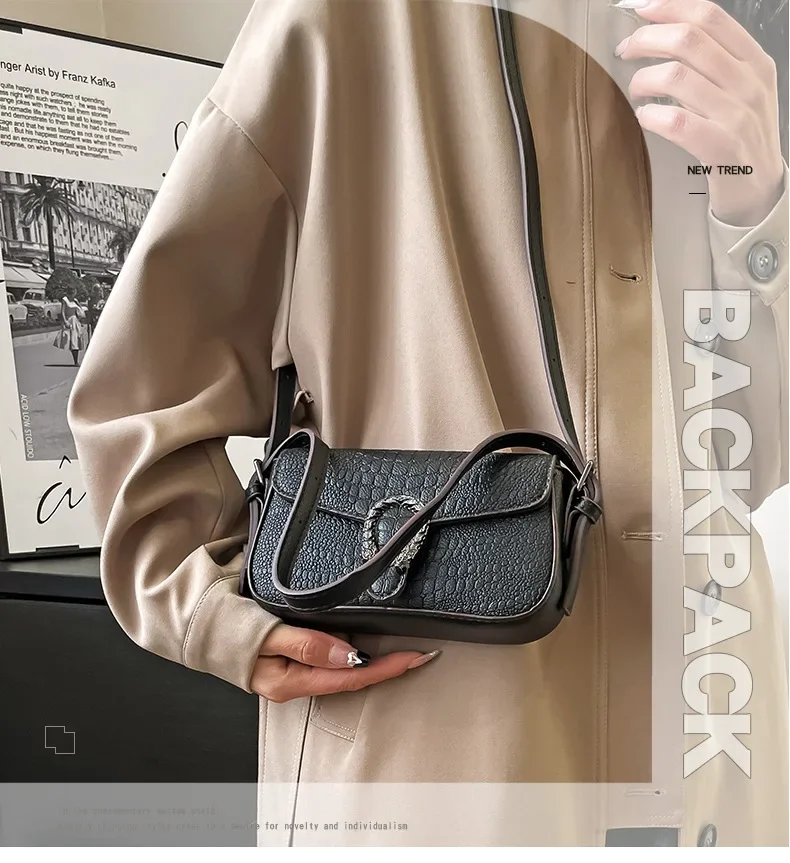 2025 Новая высококачественная женская сумка — нишевый дизайн, узор личи, ретро-стиль, плечо/мессенджер
2025 Новая высококачественная женская сумка — нишевый дизайн, узор личи, ретро-стиль, плечо/мессенджер