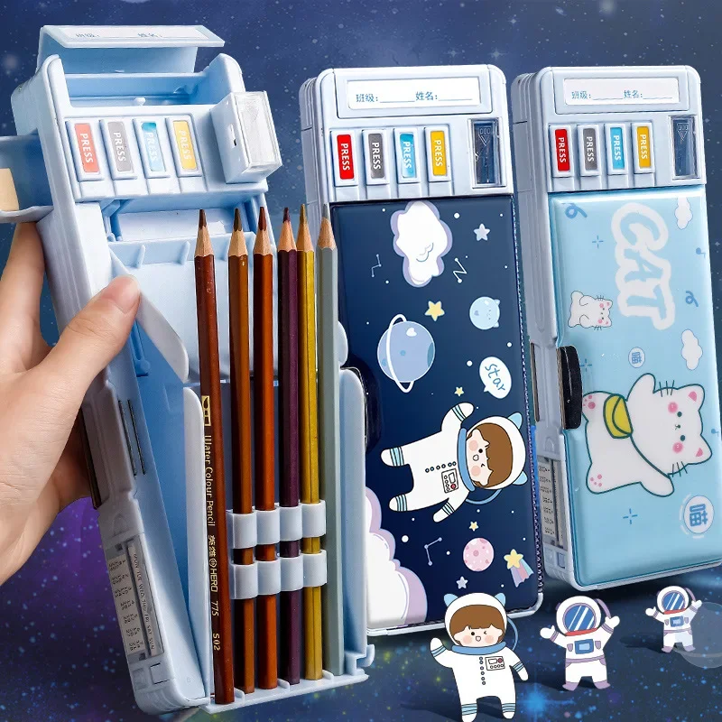 Large Plastic Pencil Case Cartoon Students Kawaii Multifunction Pencil Cases Kids Gift Pen Cases Stationery Box School Supplies
Large Plastic Pencil Case Cartoon Students Kawaii Multifunction Pencil Cases Kids Gift Pen Cases Stationery Box School Supplies