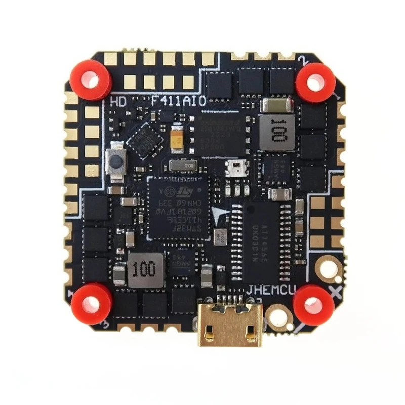 1pcs GHF411AIO-HD OSD Flight Controller BLheli_S 40A 3-6S 4in1 25.5MM*25.5MM Brushless ESC for Toothpick RC FPV Racing Drone
1pcs GHF411AIO-HD OSD Flight Controller BLheli_S 40A 3-6S 4in1 25.5MM*25.5MM Brushless ESC for Toothpick RC FPV Racing Drone