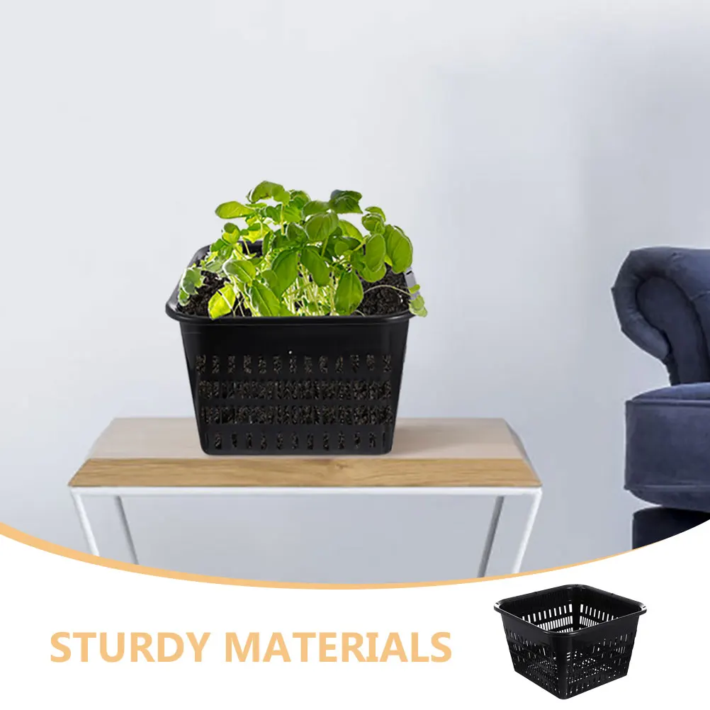 4 Pcs Root Control Planting Baskets Hydroponic Net Pots Mesh Cups Nursery chid Pots Plastic Holes Square Gardening
4 Pcs Root Control Planting Baskets Hydroponic Net Pots Mesh Cups Nursery chid Pots Plastic Holes Square Gardening