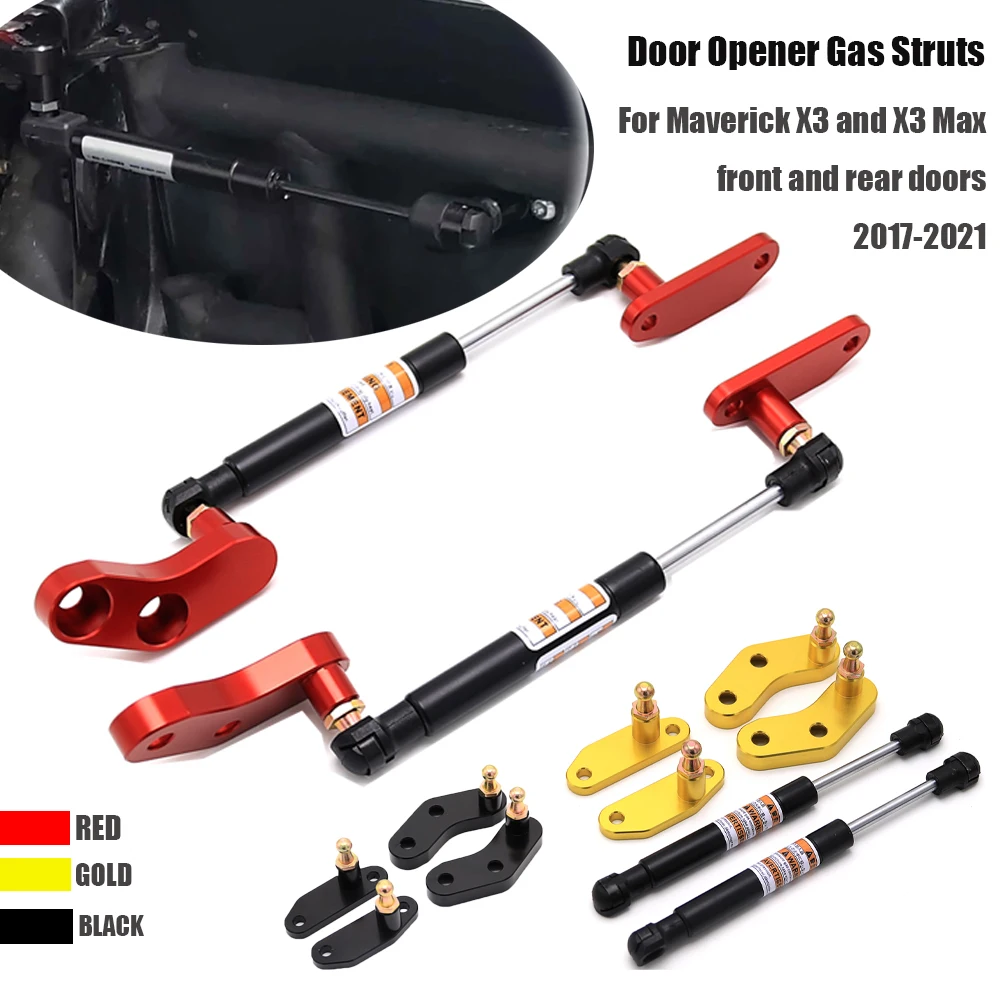 Billet Aluminum Anodized Front and Rear Door Opener Gas Struts Set For Can Am Maverick X3 & X3 Max 2017 2018 2019 2020 2021
Billet Aluminum Anodized Front and Rear Door Opener Gas Struts Set For Can Am Maverick X3 & X3 Max 2017 2018 2019 2020 2021