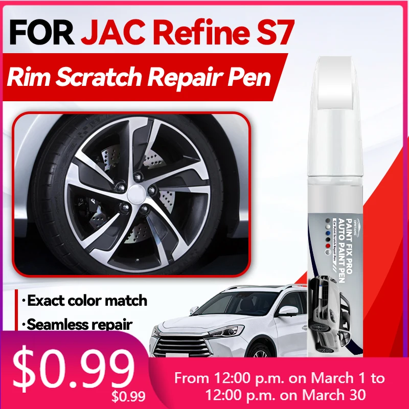 Car Accessories For JAC Refine S7 1990-2026 Repair Pen Touch Up Scratch Remover DIY Auto Accessories Black White
Car Accessories For JAC Refine S7 1990-2026 Repair Pen Touch Up Scratch Remover DIY Auto Accessories Black White
