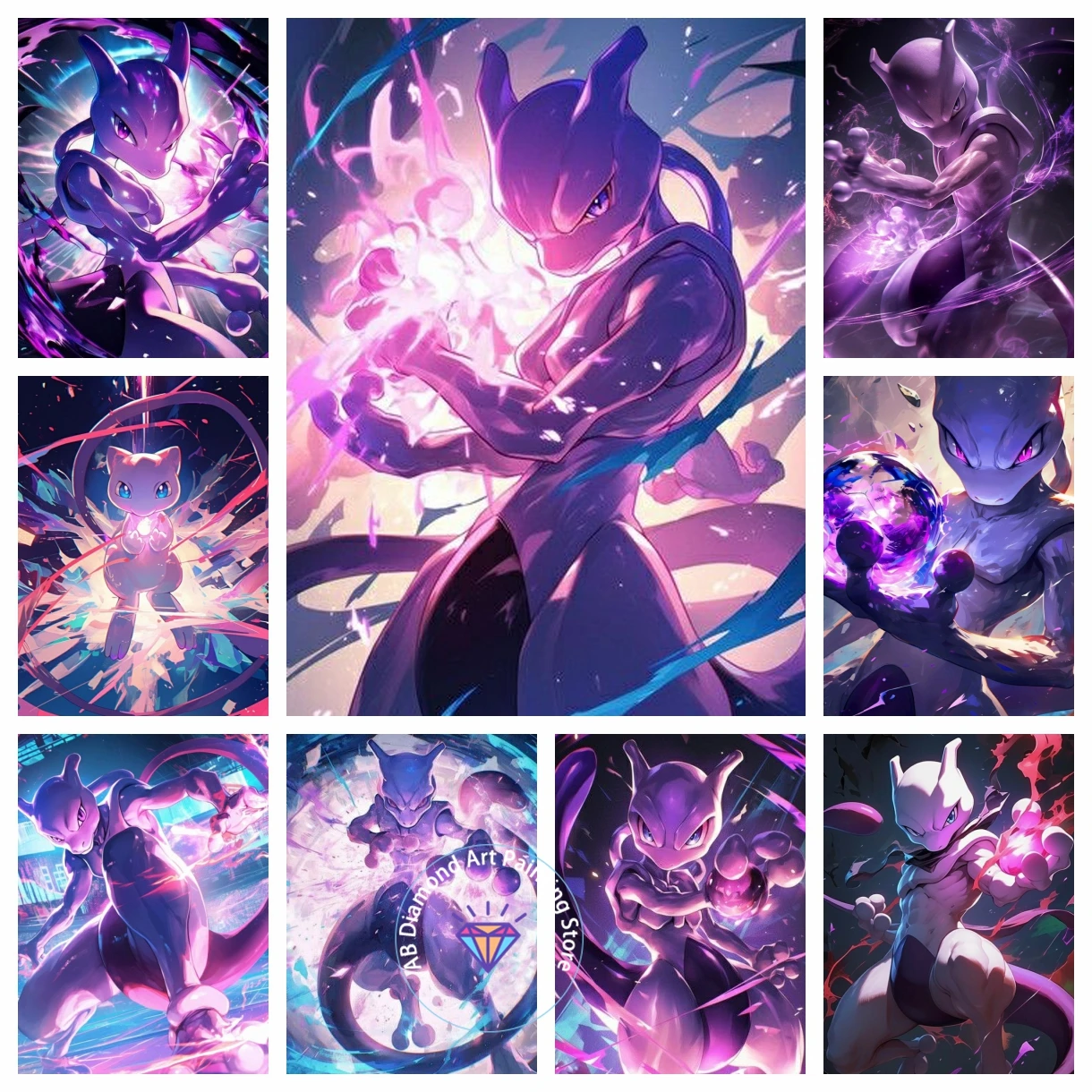 Pokémon Mewtwo Anime AB Diamond Painting Kit 5D DIY Diamond Embroidery Cross Stitch Handmade Art Gift Crafts Home Decor
Pokémon Mewtwo Anime AB Diamond Painting Kit 5D DIY Diamond Embroidery Cross Stitch Handmade Art Gift Crafts Home Decor