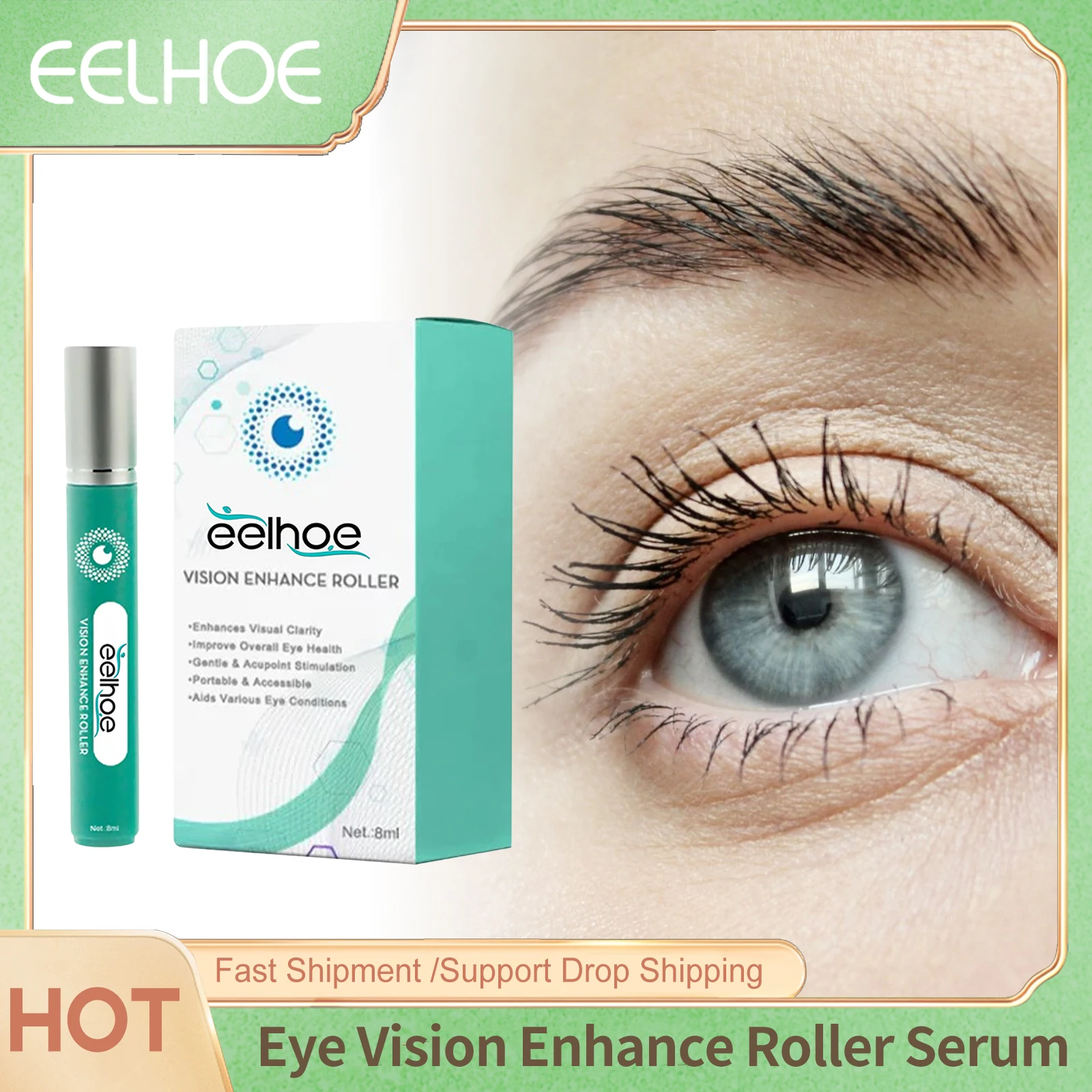 Eelhoe Eye Vision Enhance Roller Serum Relieve Dry Improve Eye Fatigue Keep Health Reduce Discomfort Adults Lutein Eyes Care Oil
Eelhoe Eye Vision Enhance Roller Serum Relieve Dry Improve Eye Fatigue Keep Health Reduce Discomfort Adults Lutein Eyes Care Oil