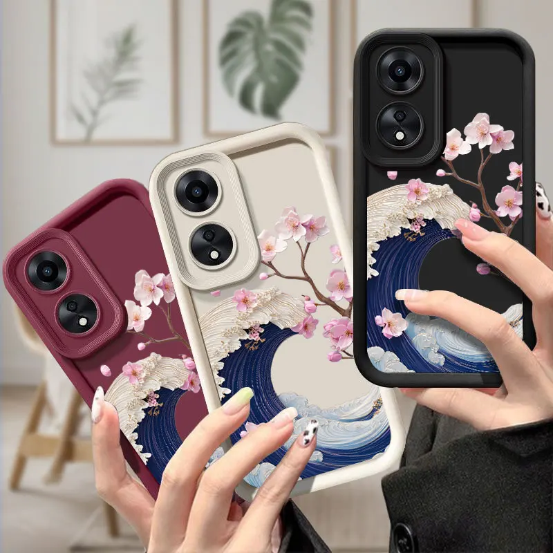 Wave Cherry Blossom Trendy Phone Case For OPPO A5 A5X A6C A6S A6X A17 A38 A58 A60 A76 A78 F29 F31 PRO PLUS Soft Protective Cover
Wave Cherry Blossom Trendy Phone Case For OPPO A5 A5X A6C A6S A6X A17 A38 A58 A60 A76 A78 F29 F31 PRO PLUS Soft Protective Cover