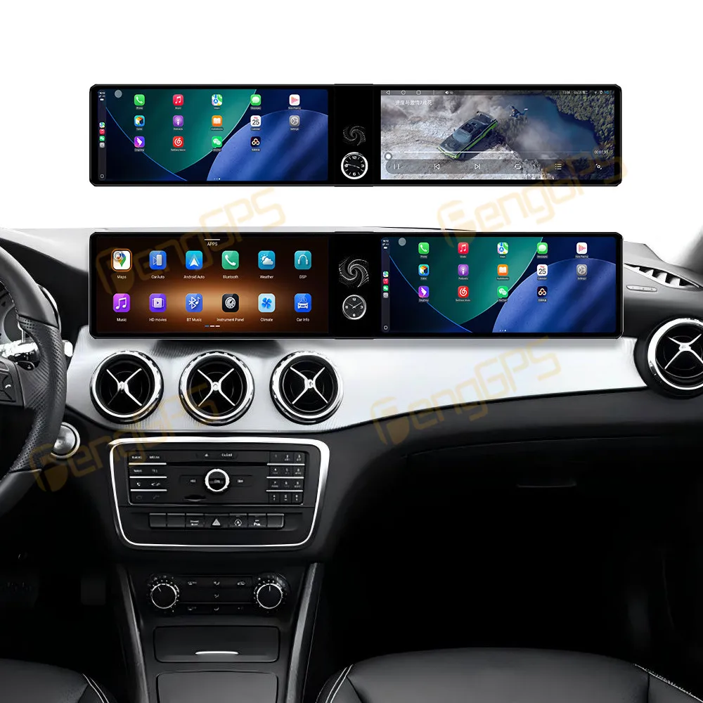 Qualcomm двойной 12,3-дюймовый экран Android 13, GPS-навигация, авторадио для Mercedes-Benz GLA 2016-2019, стерео мультимедийный плеер, хост
Qualcomm двойной 12,3-дюймовый экран Android 13, GPS-навигация, авторадио для Mercedes-Benz GLA 2016-2019, стерео мультимедийный плеер, хост
