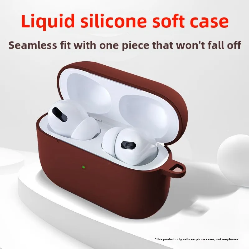 For AirPods Pro Protective Case Silicone New Solid Color Apple Airpods 2 1 Bluetooth Headset Soft Case Cover with Hook
For AirPods Pro Protective Case Silicone New Solid Color Apple Airpods 2 1 Bluetooth Headset Soft Case Cover with Hook