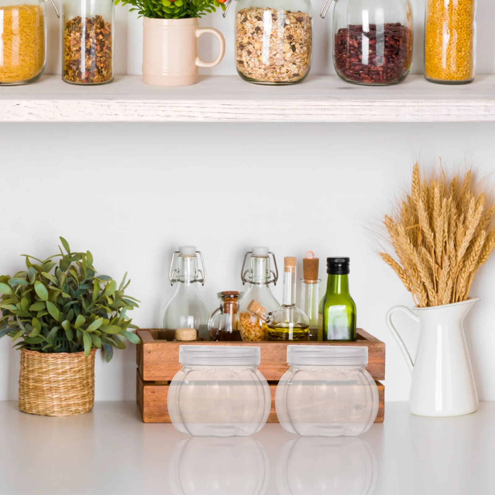 12Pcs Pet Jar Sealed Canisters Plastic Storage Containers Honey Jam Candy Organizer Kitchen Sealed Jar Storage Jars
12Pcs Pet Jar Sealed Canisters Plastic Storage Containers Honey Jam Candy Organizer Kitchen Sealed Jar Storage Jars