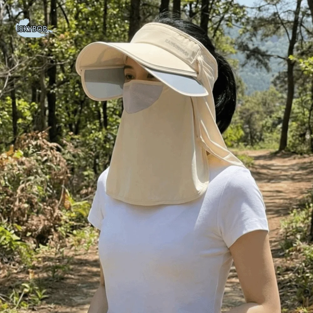 Detachable Shawl Wide Brimmed Sunshade Cap Stretchable Brim Solid Color UV Resistant Hat Adjustable Breathable Beach Empty Top
Detachable Shawl Wide Brimmed Sunshade Cap Stretchable Brim Solid Color UV Resistant Hat Adjustable Breathable Beach Empty Top