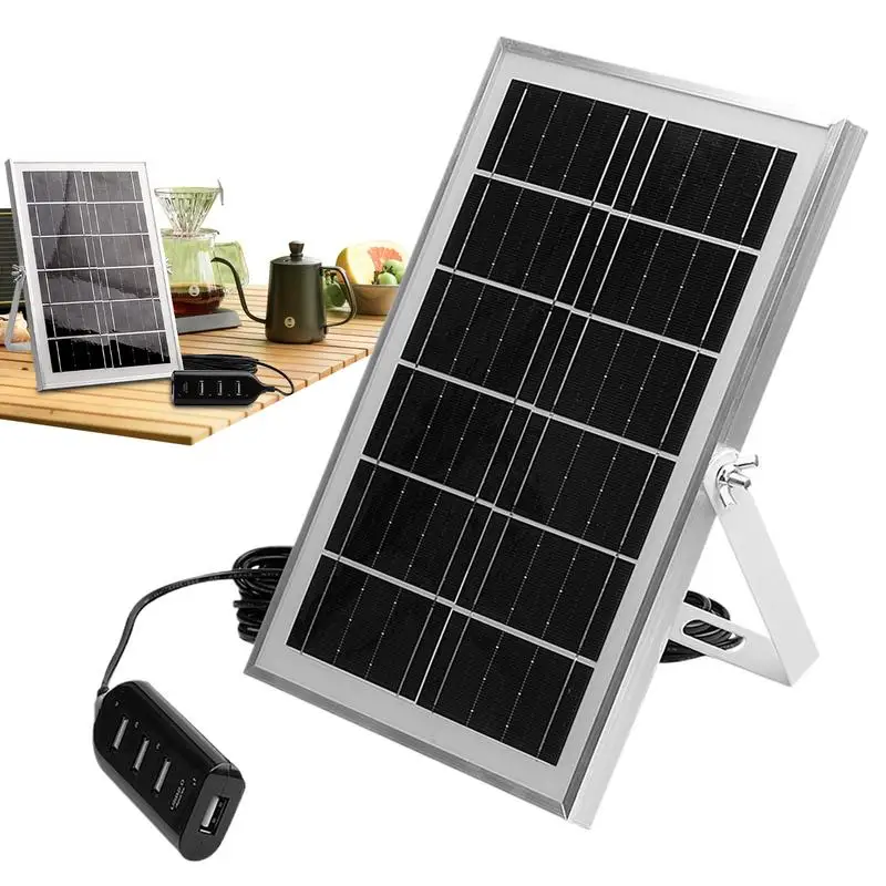 Solar Battery Charger Solar Panel USB Charger Outlet 4 USB Ports High-Efficiency Flexible Camping Accessories for Supply Fans
Solar Battery Charger Solar Panel USB Charger Outlet 4 USB Ports High-Efficiency Flexible Camping Accessories for Supply Fans