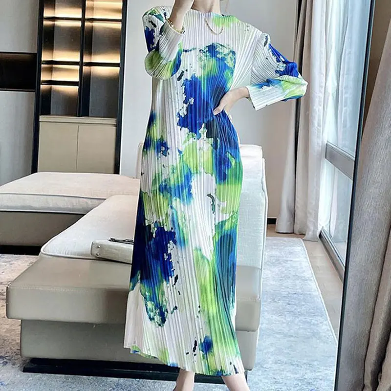 Elegant Fashion Harajuku Slim Fit Female Clothes Loose Casual All Match Mid Length Skirt Printed O Neck Long Sleeve Dresses
Elegant Fashion Harajuku Slim Fit Female Clothes Loose Casual All Match Mid Length Skirt Printed O Neck Long Sleeve Dresses