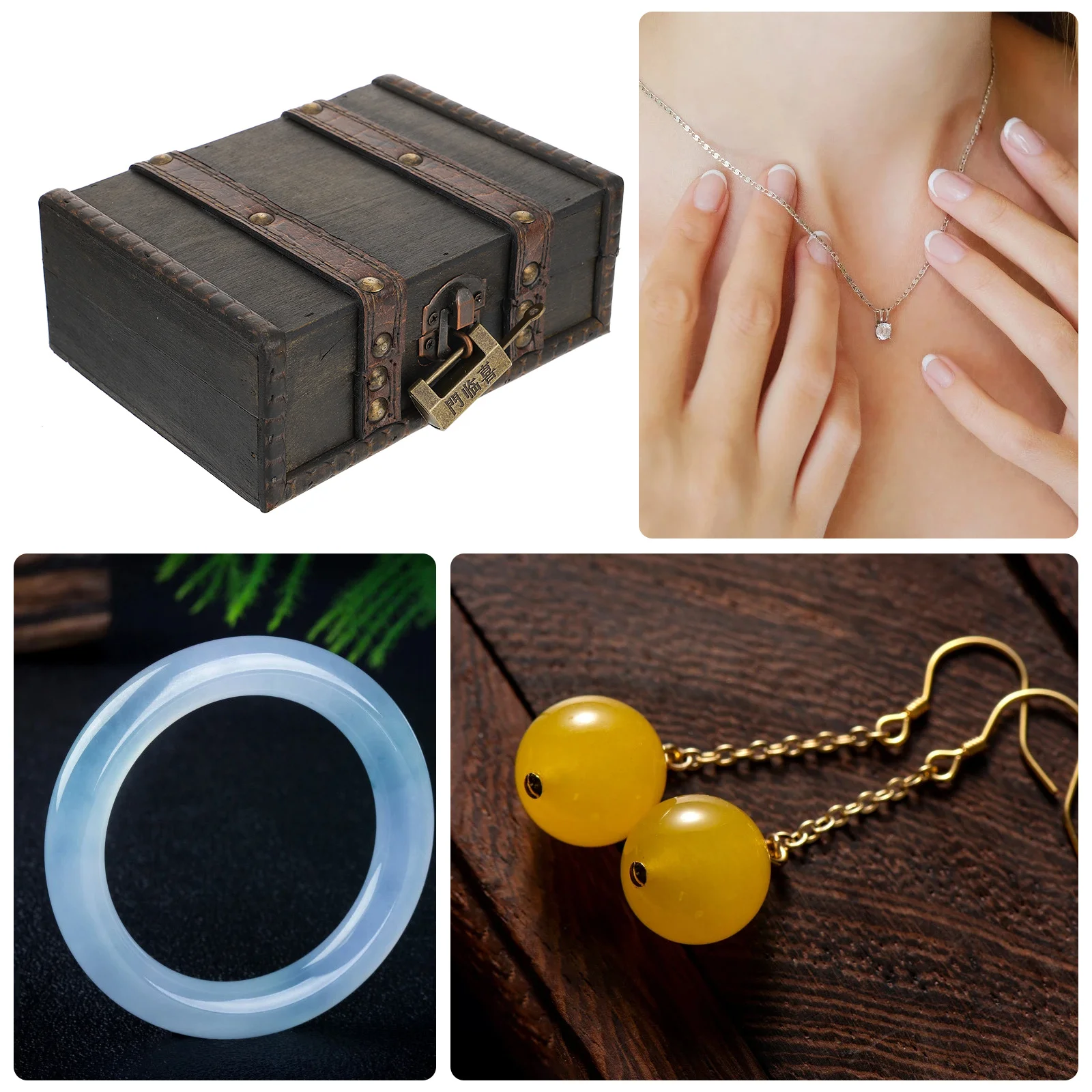 1pc Retro Lock Box Vintage Jewelry Storage Case For Necklaces Bracelets Sundries Organizer Desktop Holder Home Decor Box
1pc Retro Lock Box Vintage Jewelry Storage Case For Necklaces Bracelets Sundries Organizer Desktop Holder Home Decor Box