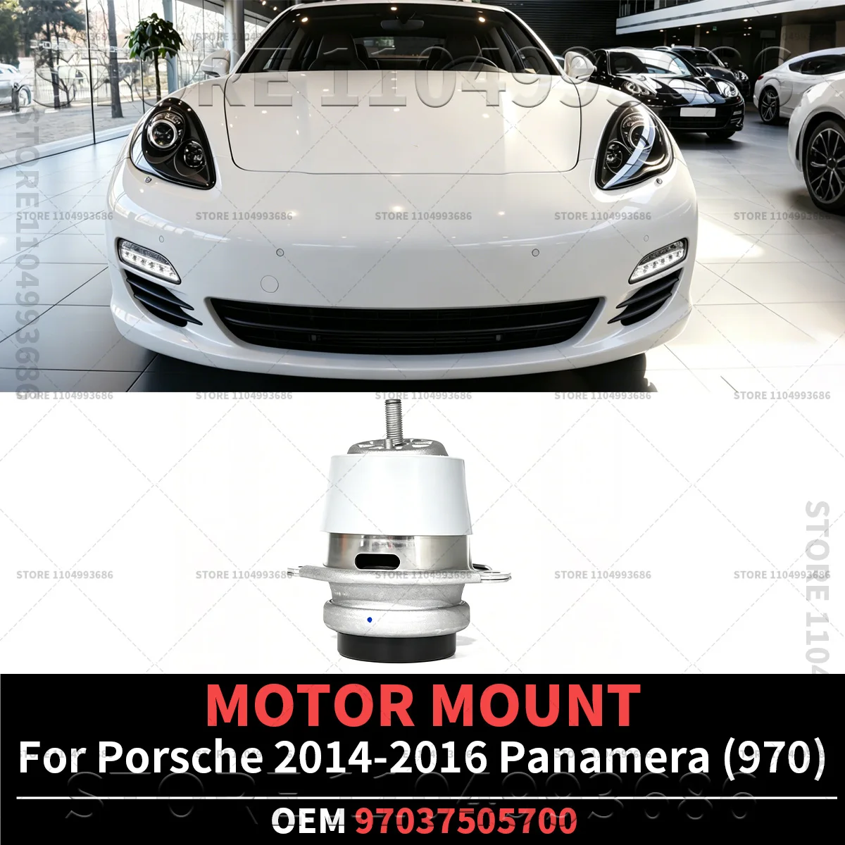 For 2014 2015 2016 Porsche Panamera S E-Hybrid 4S Executive S Hybrid S 4S (970) Engine MOTOR MOUNT OEM 97037505700
For 2014 2015 2016 Porsche Panamera S E-Hybrid 4S Executive S Hybrid S 4S (970) Engine MOTOR MOUNT OEM 97037505700
