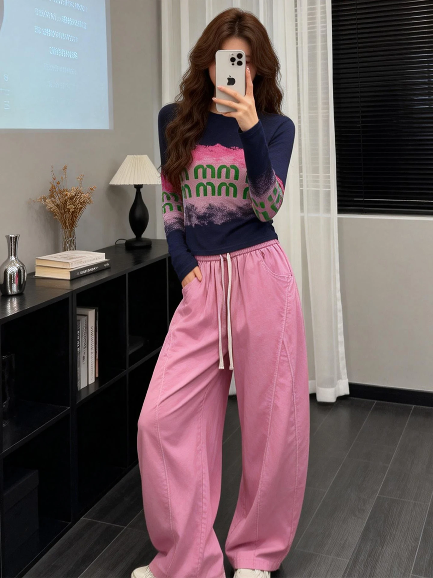 Fashionable round Neck Long Sleeve T-Shirt And Pants Set Women's Summer New Casual Outfit Breathable Comfortable Universal Fit
Fashionable round Neck Long Sleeve T-Shirt And Pants Set Women's Summer New Casual Outfit Breathable Comfortable Universal Fit