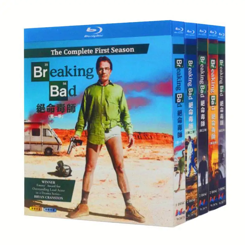 Blu-ray Ultra HD: Сериал «Во все тяжкие», сезоны 1–5, набор из 10 дисков BD
Blu-ray Ultra HD: Сериал «Во все тяжкие», сезоны 1–5, набор из 10 дисков BD