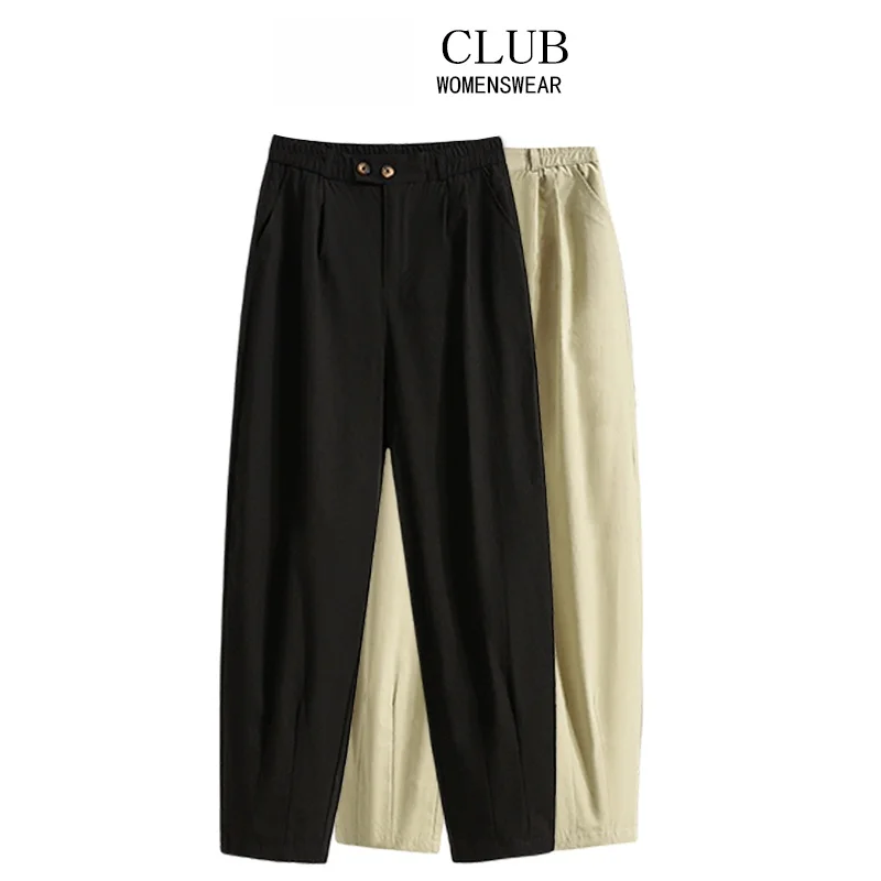 High Waist Wide Leg Casual Harlan Pants Women plus Size Color Autumn New Sle Slimming Hip Covering Trousers
High Waist Wide Leg Casual Harlan Pants Women plus Size Color Autumn New Sle Slimming Hip Covering Trousers