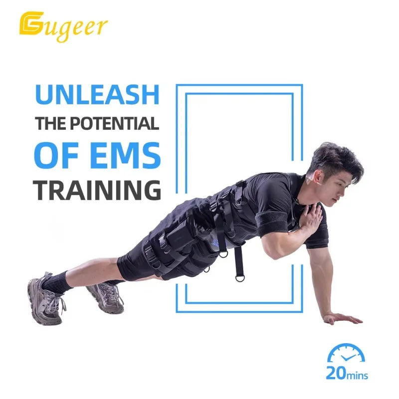 Professional Standing EMS Training Suit with US/CN Plug Waterproof Muscle Recovery & Body Shaping Workout Clothes
Professional Standing EMS Training Suit with US/CN Plug Waterproof Muscle Recovery & Body Shaping Workout Clothes