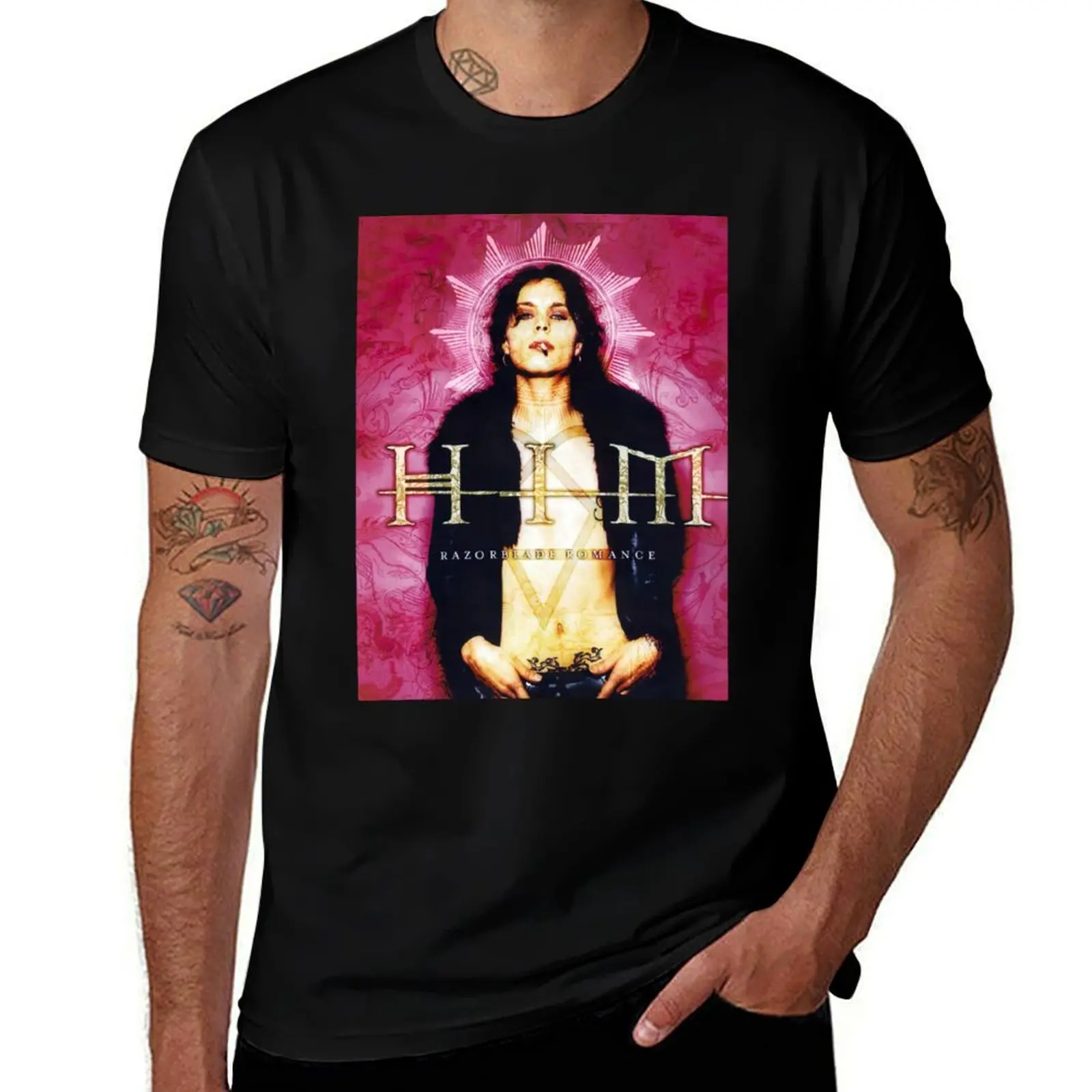 Him Band Tee Razorblade Romance Full T shirt Heartagram Ville valo T-Shirt black cotton t-shirt plain for man package T-Shirt
Him Band Tee Razorblade Romance Full T shirt Heartagram Ville valo T-Shirt black cotton t-shirt plain for man package T-Shirt