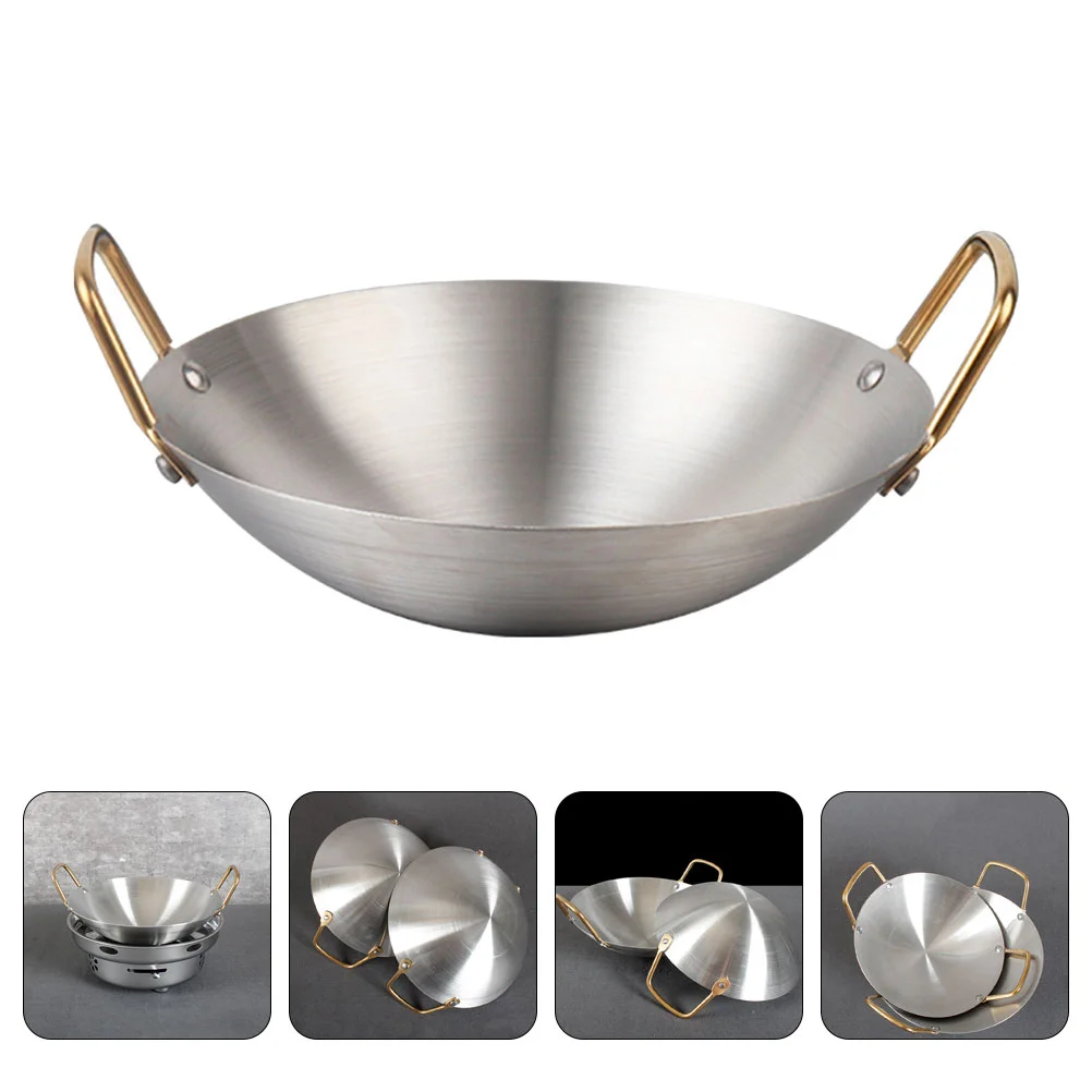 Stainless Steel Amphora Food Heating Pot Outdoor Cookware Wok Hot Shop Stir Fry Pan Household Kitchenware
Stainless Steel Amphora Food Heating Pot Outdoor Cookware Wok Hot Shop Stir Fry Pan Household Kitchenware