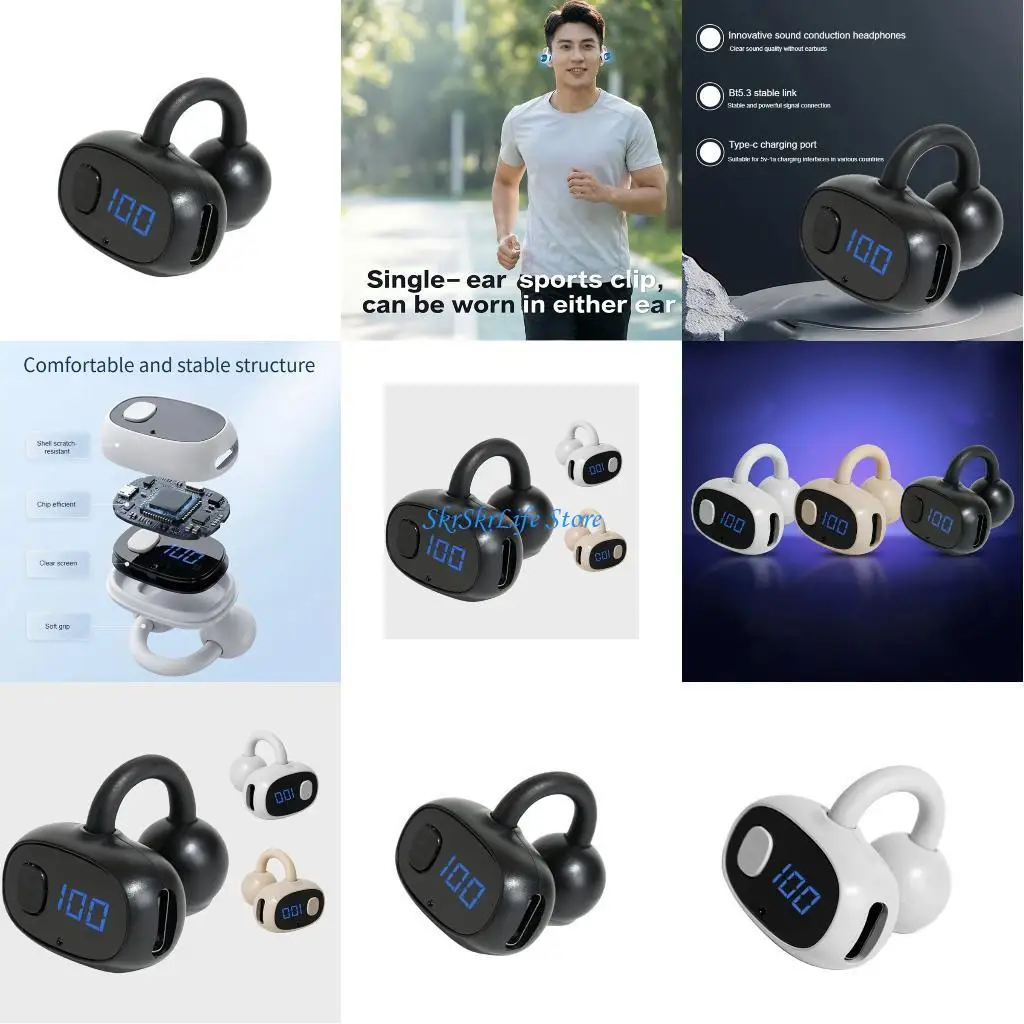 E65E Wireless Earphones 4 8 Hours Long Battery Bluetooth-compatible 5.3 Noise Isolating For Gym Use And Outdoor Activities
E65E Wireless Earphones 4 8 Hours Long Battery Bluetooth-compatible 5.3 Noise Isolating For Gym Use And Outdoor Activities