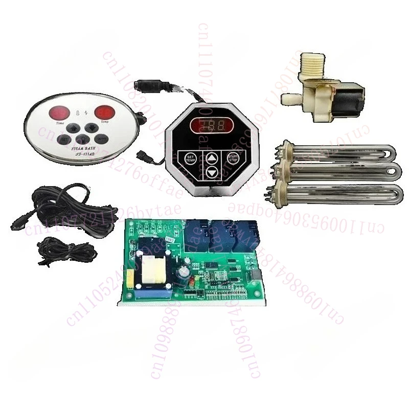 Sauna Steam Engine Wet Steam Machine Accessories Circuit Version Controller Temperature Probe Heating Pipe Solenoid Valve
Sauna Steam Engine Wet Steam Machine Accessories Circuit Version Controller Temperature Probe Heating Pipe Solenoid Valve