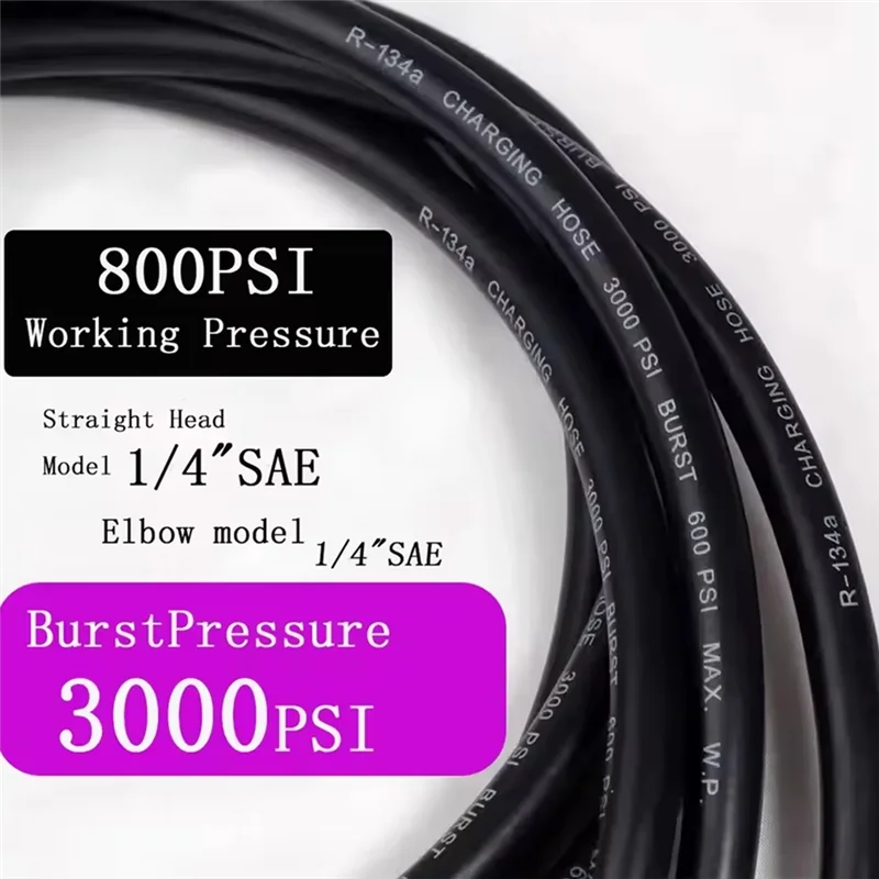 AT21-1.8M 3 Set Black Anti-Explosion Refrigerant Tube For R12, R22, R134A, 404,502,HVAC Automotive Refrigerant Charging Kit
AT21-1.8M 3 Set Black Anti-Explosion Refrigerant Tube For R12, R22, R134A, 404,502,HVAC Automotive Refrigerant Charging Kit