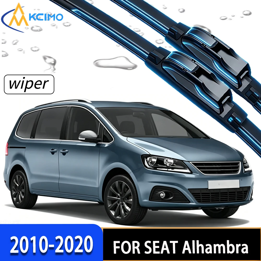 Weatherproof Front Windscreen Wiper Blades with Premium Rubber, Direct Fit for SEAT Alhambra 7N 2010-2020
Weatherproof Front Windscreen Wiper Blades with Premium Rubber, Direct Fit for SEAT Alhambra 7N 2010-2020