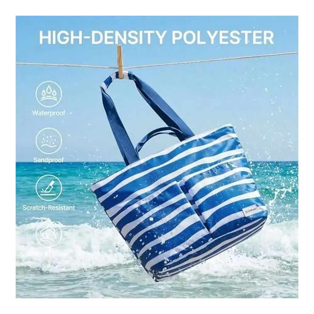 Bags For Women Sandproof Foldable Beach Bag Tote With Waterproof Compartment Pool Travel
Bags For Women Sandproof Foldable Beach Bag Tote With Waterproof Compartment Pool Travel