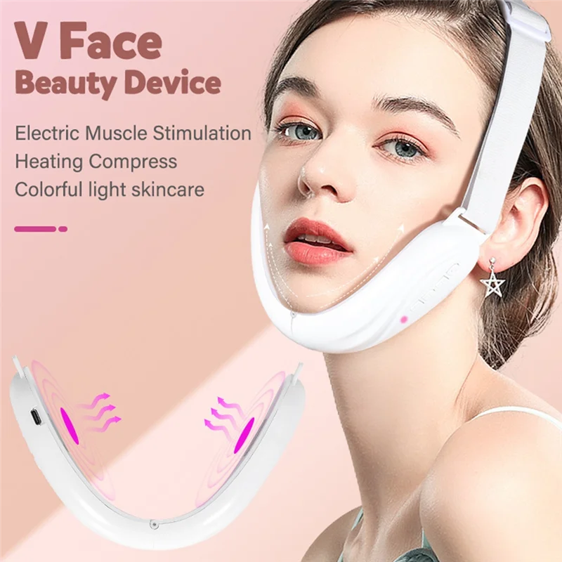 Multi-Functional V Face Beauty Instrument, Massage Hot Compress Lifting And Firming, Ideal For Double Chin Reduction-A77G
Multi-Functional V Face Beauty Instrument, Massage Hot Compress Lifting And Firming, Ideal For Double Chin Reduction-A77G