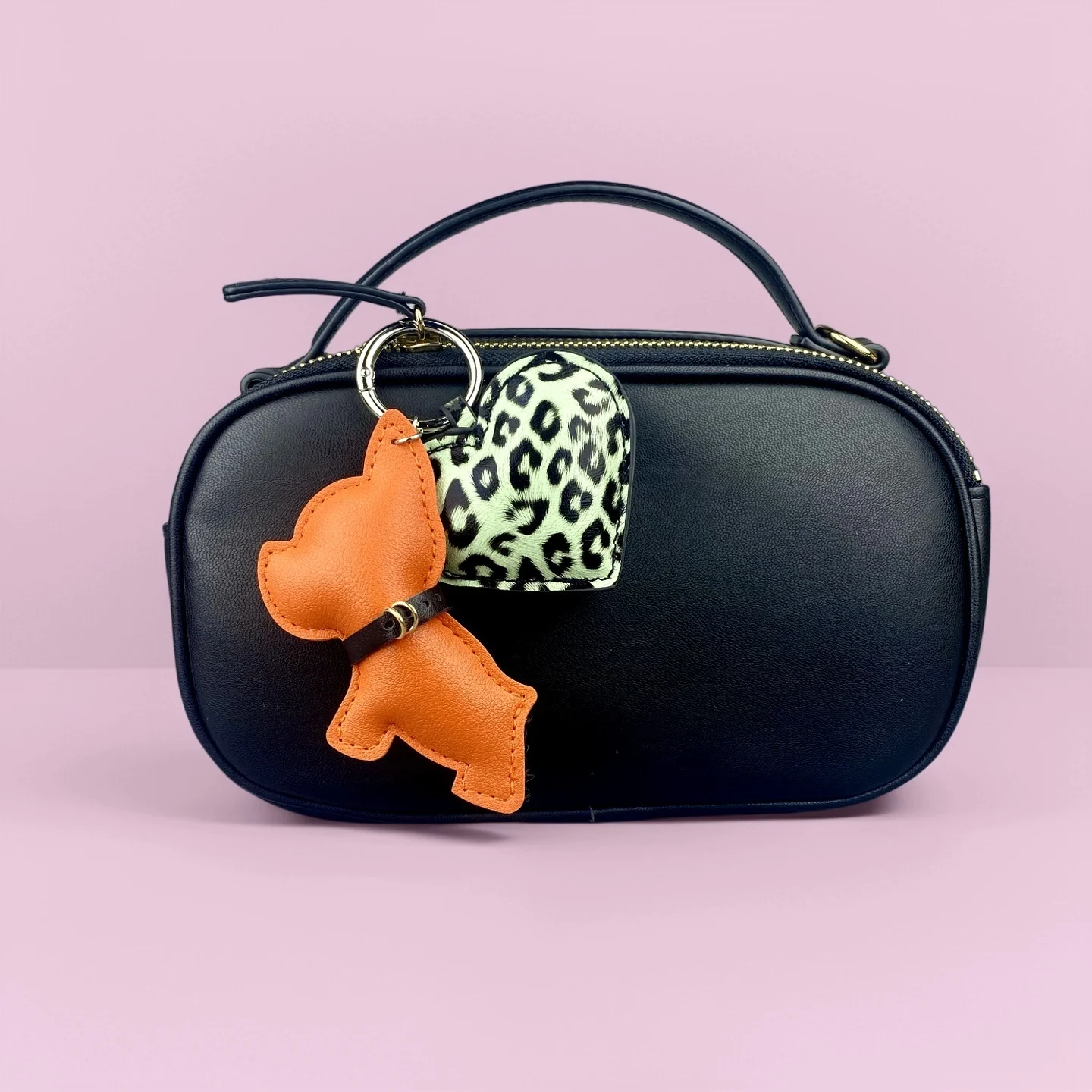 Cute PU Leather French Bulldog Keychain & Cute Leopard Print Heart Bag Charm Set-Trendy Orange Bulldog Pendant/Fashionable Decor
Cute PU Leather French Bulldog Keychain & Cute Leopard Print Heart Bag Charm Set-Trendy Orange Bulldog Pendant/Fashionable Decor