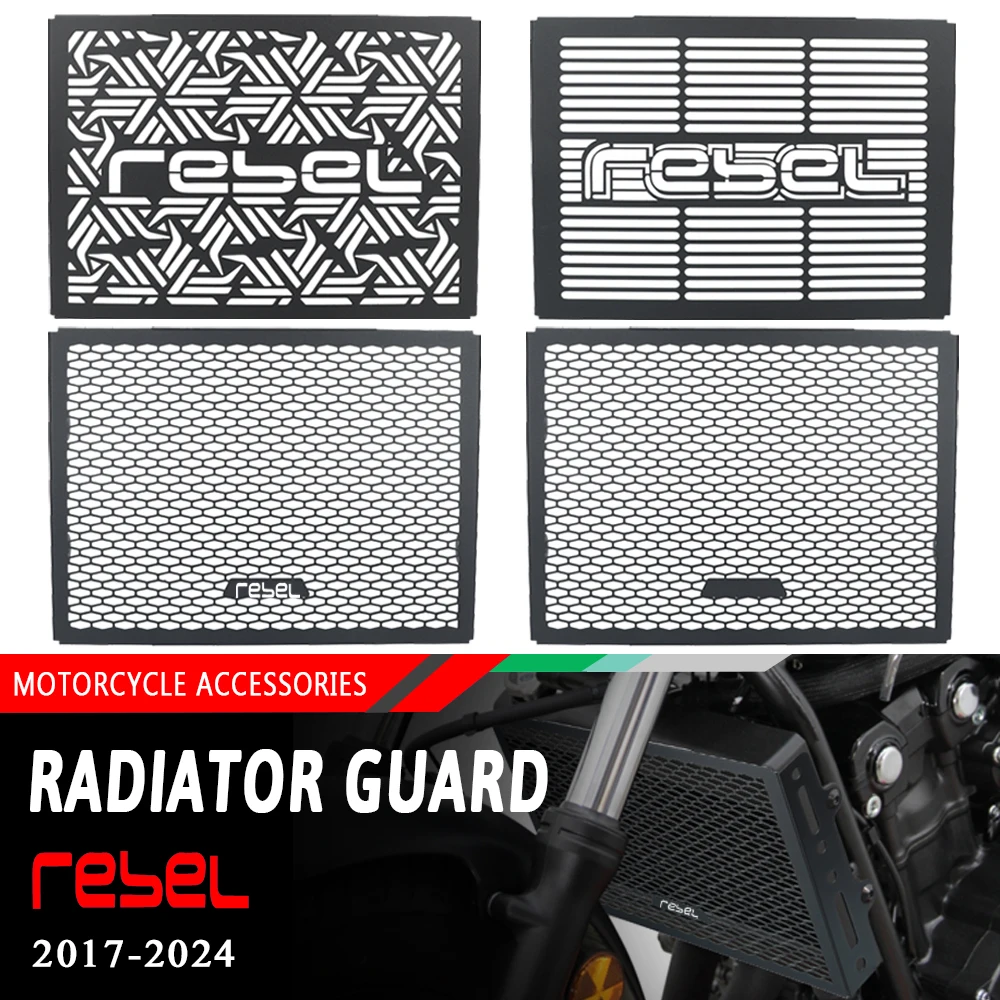 For HONDA REBEL CMX300 CMX500 Motorcycle Radiator Guard Front Cooler Grill Protector Cover CMX/CM 500/300 CM300 CM 500 2017~2015
For HONDA REBEL CMX300 CMX500 Motorcycle Radiator Guard Front Cooler Grill Protector Cover CMX/CM 500/300 CM300 CM 500 2017~2015