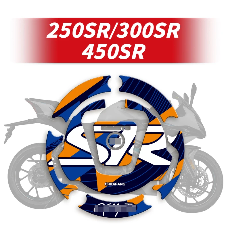 Used For CFMOTO 250/300/450 SR/S 2023 Oil tank cap decorative protective sticker film oil tank painting modification accessories
Used For CFMOTO 250/300/450 SR/S 2023 Oil tank cap decorative protective sticker film oil tank painting modification accessories