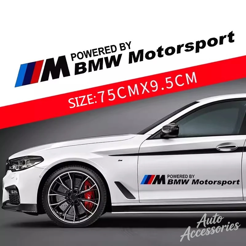 2pcs Car Body Sticker Modified Decal For BMW M Motorsport 1 3 5 7 Series X1 X2 X3 X5 X4 X6 X7 Styling Decorate Auto Accessories
2pcs Car Body Sticker Modified Decal For BMW M Motorsport 1 3 5 7 Series X1 X2 X3 X5 X4 X6 X7 Styling Decorate Auto Accessories