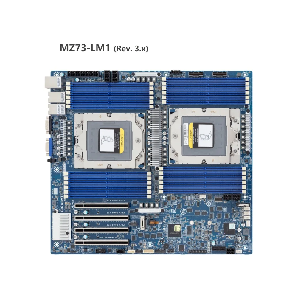 Новая материнская плата Gigabite MZ73-LM1 (обрат. 3.x) для двойного процессора серии EPYC 9005/9004, серверная плата E-ATX PCIE4.0 DDR5
Новая материнская плата Gigabite MZ73-LM1 (обрат. 3.x) для двойного процессора серии EPYC 9005/9004, серверная плата E-ATX PCIE4.0 DDR5