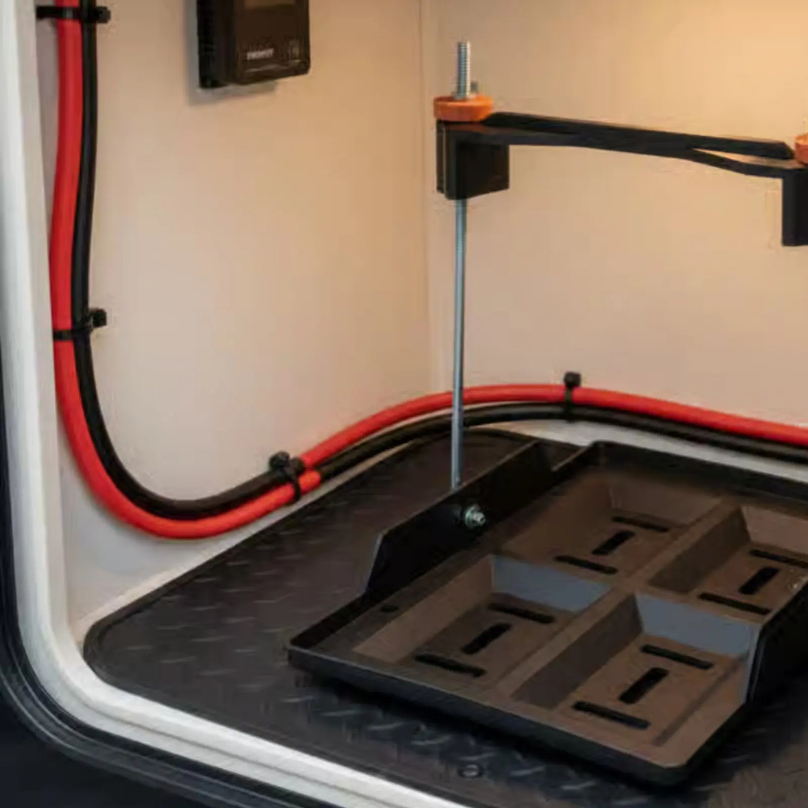 Car Battery Tray Kit Adjustable Rods Car Battery Tray Bracket Vehicle Accessory Sturdy Easy Installation for RV
Car Battery Tray Kit Adjustable Rods Car Battery Tray Bracket Vehicle Accessory Sturdy Easy Installation for RV