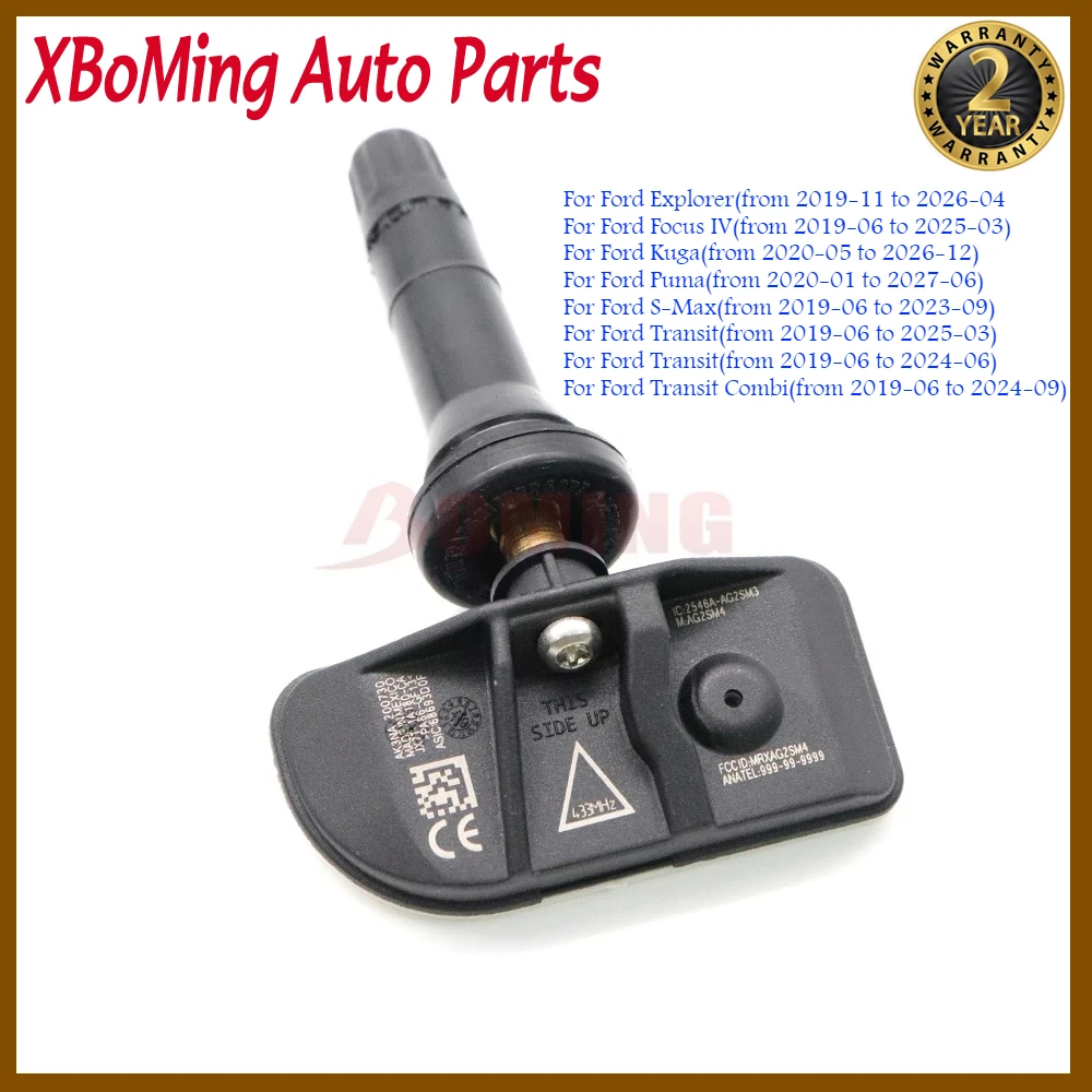 Tire Pressure Monitoring System Sensor TPMS JX7T-1A180-CA Fit For Lincoln Aviator For Ford Explorer 2020 2.3L 3.0L 433Mhz 1/4PCS
Tire Pressure Monitoring System Sensor TPMS JX7T-1A180-CA Fit For Lincoln Aviator For Ford Explorer 2020 2.3L 3.0L 433Mhz 1/4PCS