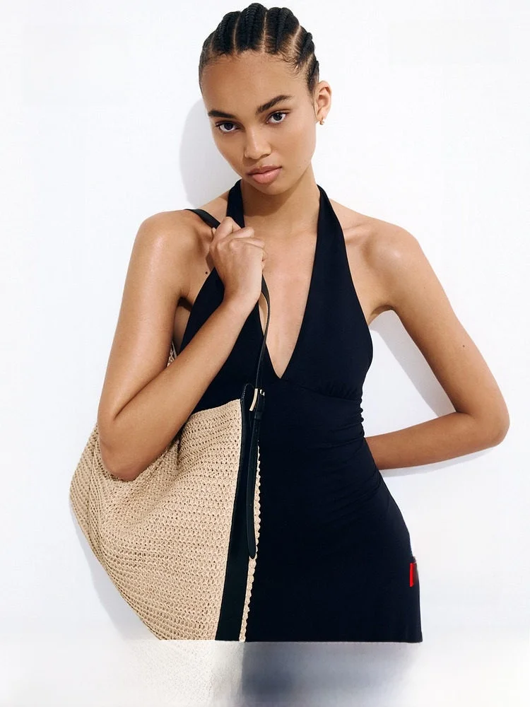 H&M 2026 Summer New Women's Straw Woven Single Shoulder Bag Classic Fashionable Ladies Handbag Elegant Tote Bag
H&M 2026 Summer New Women's Straw Woven Single Shoulder Bag Classic Fashionable Ladies Handbag Elegant Tote Bag