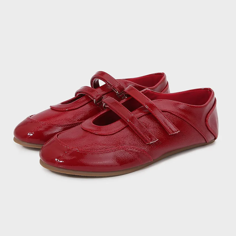 2025 Summer Women Ballet Flats Double Belt Decoration Trend Shallow Casual Shoes for Female Soft Sole Designer Brand Footwear
2025 Summer Women Ballet Flats Double Belt Decoration Trend Shallow Casual Shoes for Female Soft Sole Designer Brand Footwear