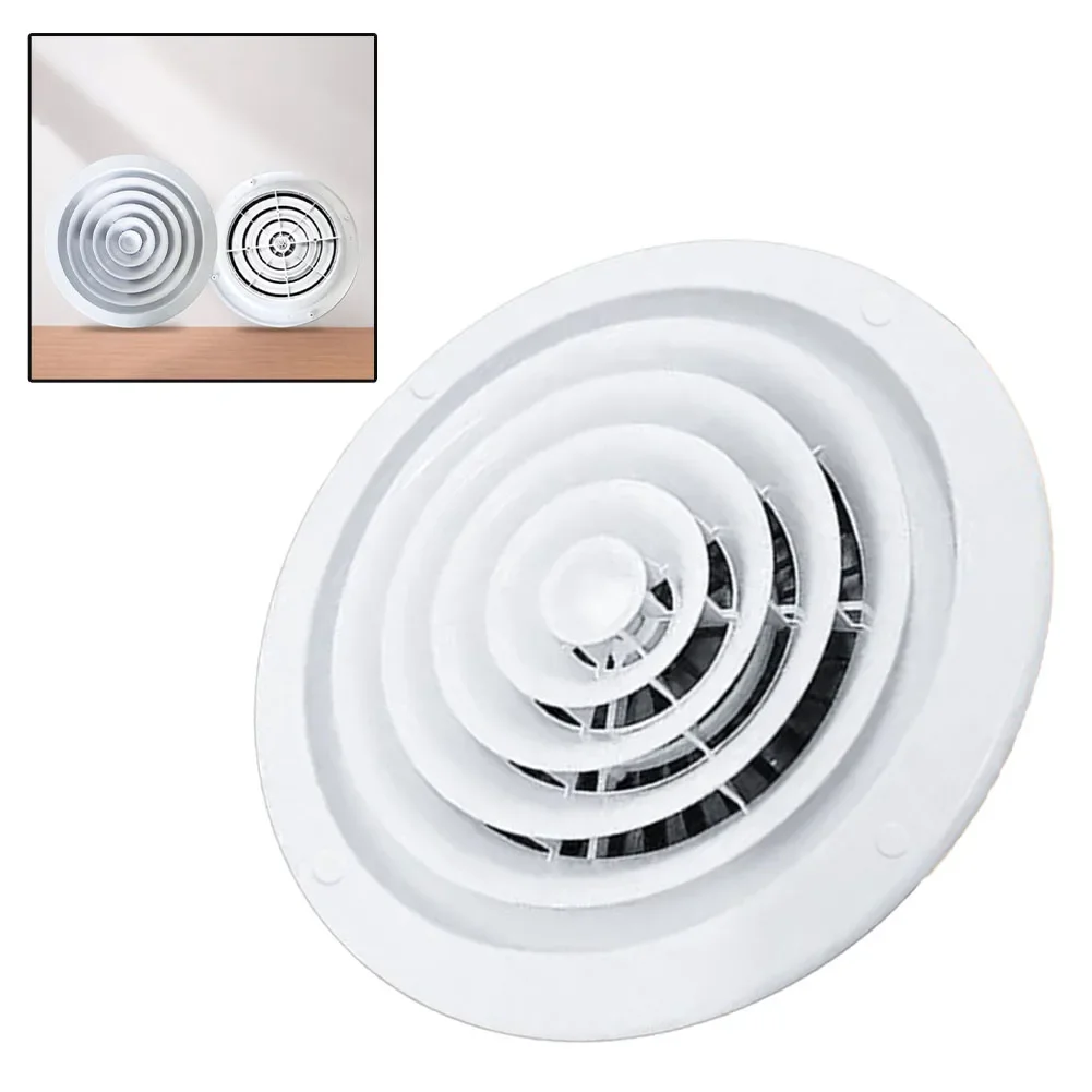 White Round Air Vent Louver Grille Cover Outlet Exhaust Vent Ducting Ventilation Air Vent Extract Valve Air Circulation
White Round Air Vent Louver Grille Cover Outlet Exhaust Vent Ducting Ventilation Air Vent Extract Valve Air Circulation