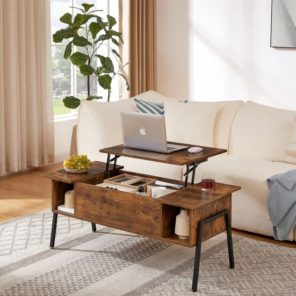 Lift Top Coffee Table For Living Room,Small Coffee Table With Storage, Adjustable Shelf And Storage Compartment, Mid Century Mo
Lift Top Coffee Table For Living Room,Small Coffee Table With Storage, Adjustable Shelf And Storage Compartment, Mid Century Mo