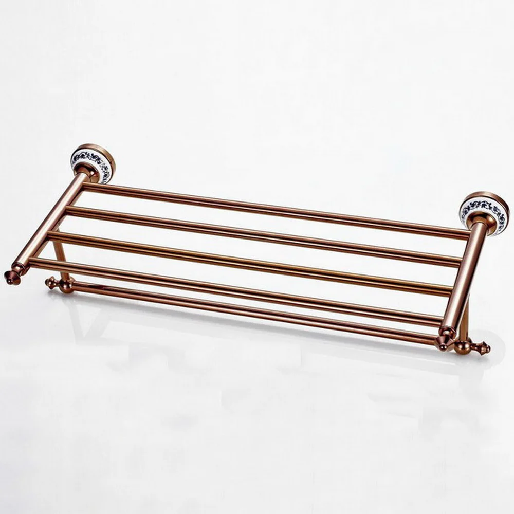 Rose Golden Brass Ceramic Base Bathroom Wall Mounted Clothes Bath Towel Racks Shelf Holder 2ba383
Rose Golden Brass Ceramic Base Bathroom Wall Mounted Clothes Bath Towel Racks Shelf Holder 2ba383